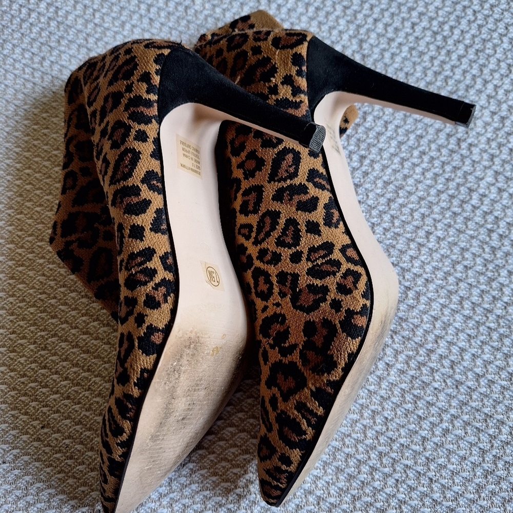 Leopard Print Ankle Boots - Picture 8 of 12